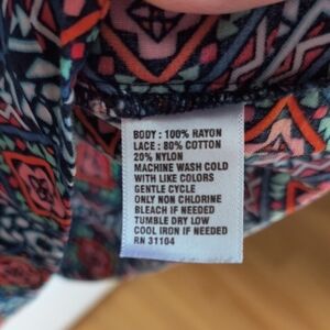 Geometric Patterned Ladies Dress